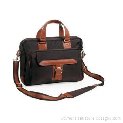 1680D Nylon Brown Laptop Totes for Women , Office Handbags